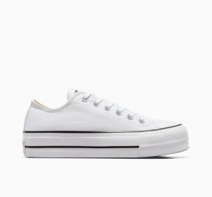 White Converse Chuck Taylor All Star Lift Women's Platform Sneakers | NZ HIXJF7925