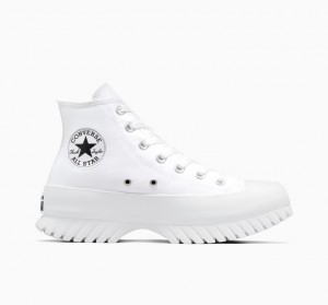 White Converse Chuck Taylor All Star Lugged 2.0 Women's High Tops | NZ VIZMS7012