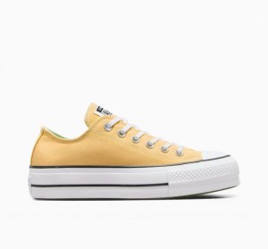 Yellow Converse Chuck Taylor All Star Lift Women's Platform Sneakers | NZ PVHGB8240