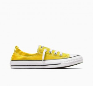 Yellow Converse Chuck Taylor All Star Shoreline Slip Women's Low Tops | NZ XFLGA7521