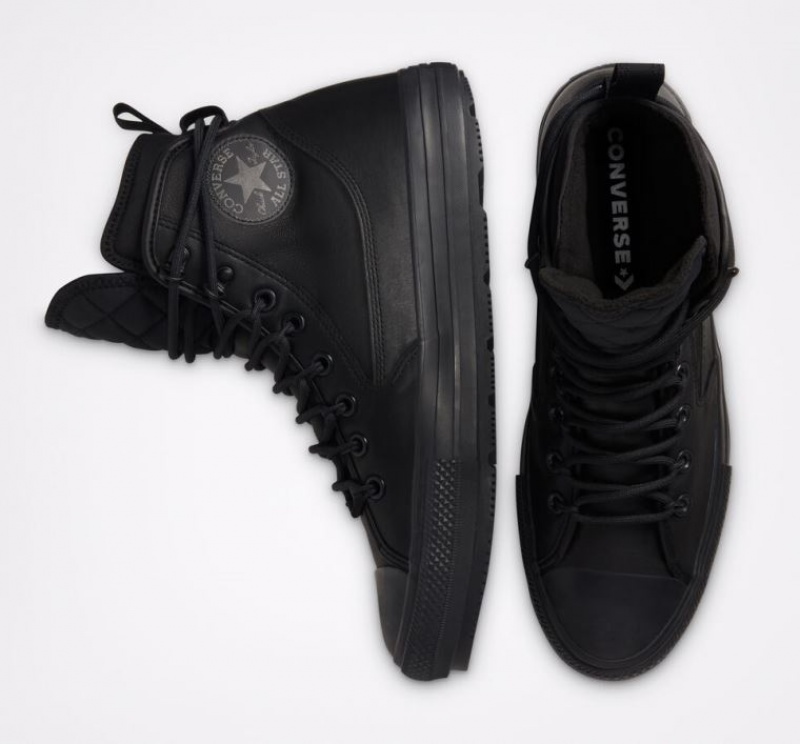 Black Converse Chuck Taylor All Star All Terrain Men's High Tops | NZ WOJXL2978