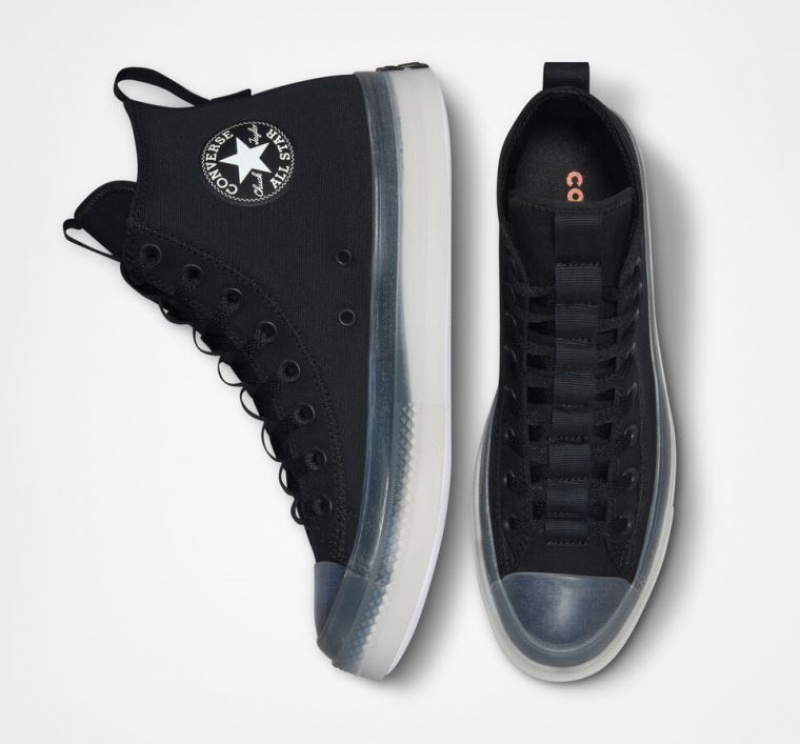 Black Converse Chuck Taylor All Star CX Explore Men's High Tops | NZ HQODU8092