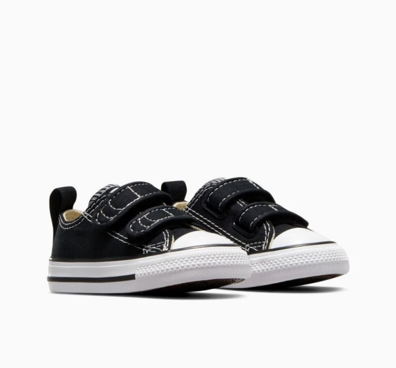 Black Converse Chuck Taylor All Star Easy-on Kids' Low Tops | NZ DURVP2158