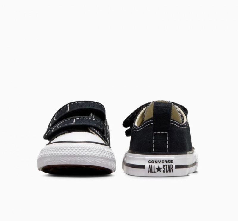 Black Converse Chuck Taylor All Star Easy-on Kids' Low Tops | NZ DURVP2158