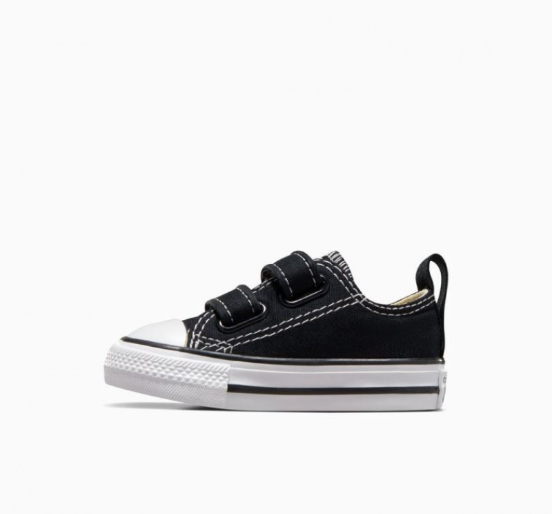 Black Converse Chuck Taylor All Star Easy-on Kids' Low Tops | NZ DURVP2158