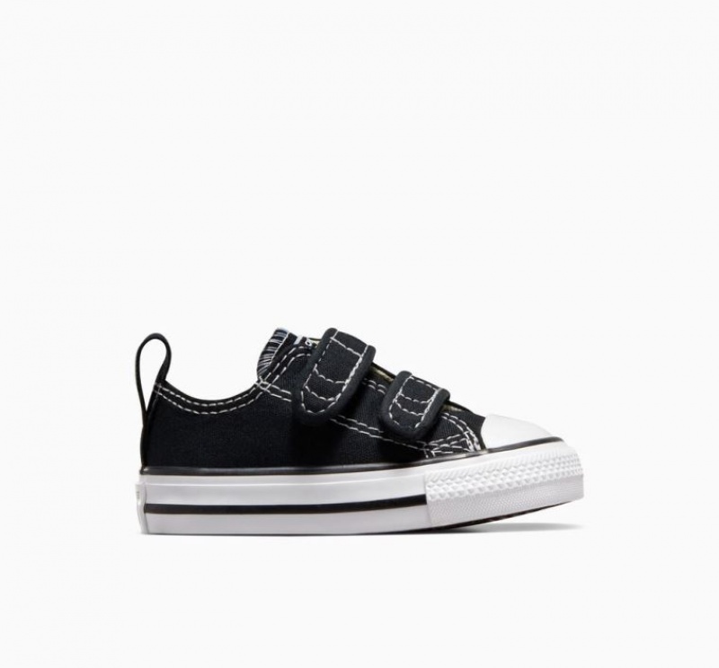 Black Converse Chuck Taylor All Star Easy-on Kids\' Low Tops | NZ DURVP2158