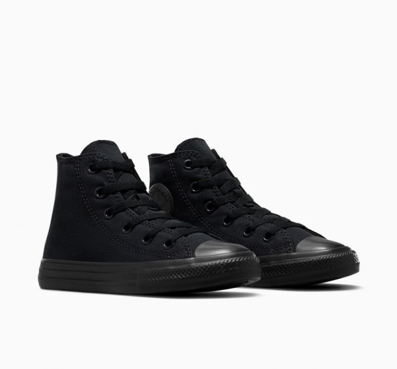 Black Converse Chuck Taylor All Star Kids' High Tops | NZ WNRAK9024