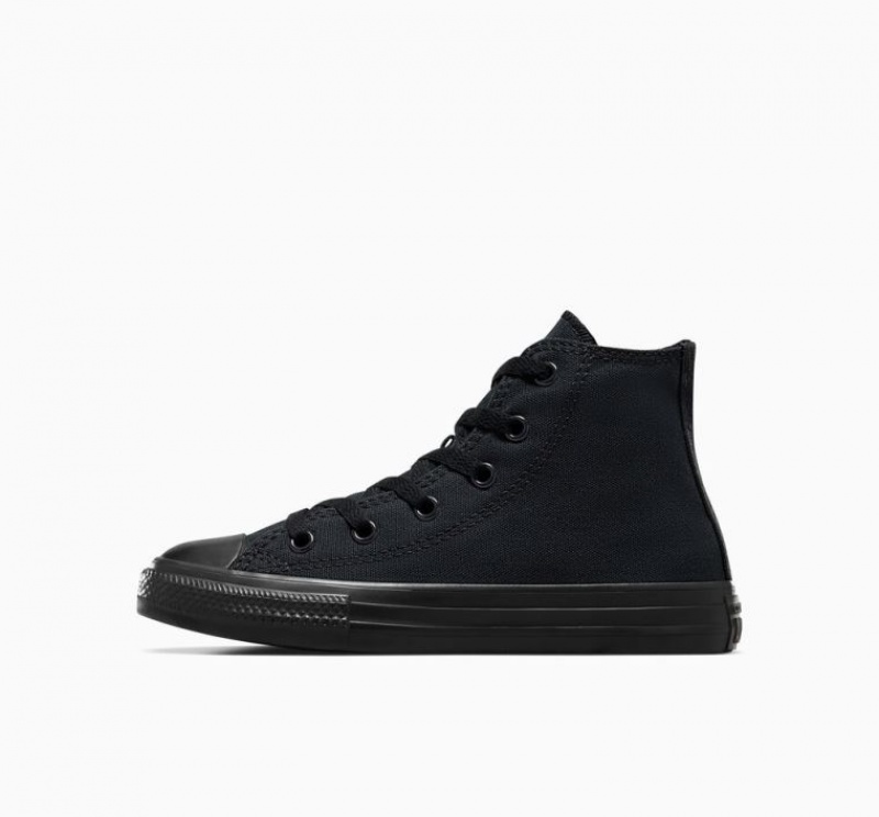 Black Converse Chuck Taylor All Star Kids' High Tops | NZ WNRAK9024