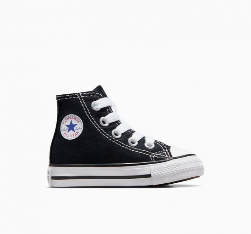 Black Converse Chuck Taylor All Star Kids\' High Tops | NZ KJLAO0627