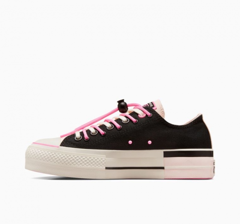 Black Converse Chuck Taylor All Star Lift Easy On Women's Platform Sneakers | NZ PHWNS5097