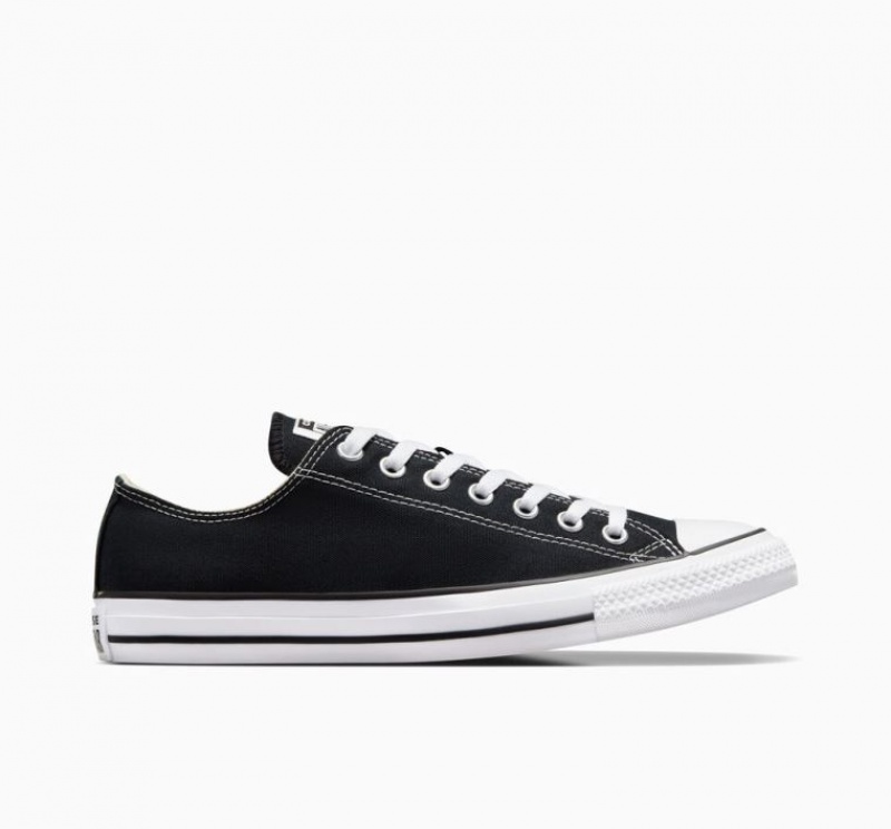 Black Converse Chuck Taylor All Star Men\'s Low Tops | NZ JRYFE8364