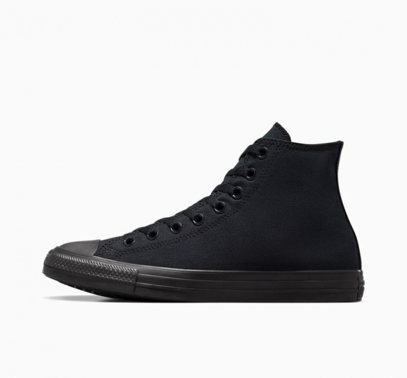 Black Converse Chuck Taylor All Star Men's High Tops | NZ RMVLB3975