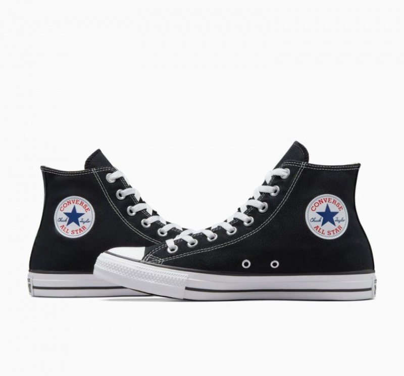 Black Converse Chuck Taylor All Star Men's High Tops | NZ EYHWT2548