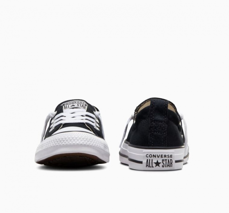 Black Converse Chuck Taylor All Star Shoreline Slip Women's Low Tops | NZ MRNAL1087