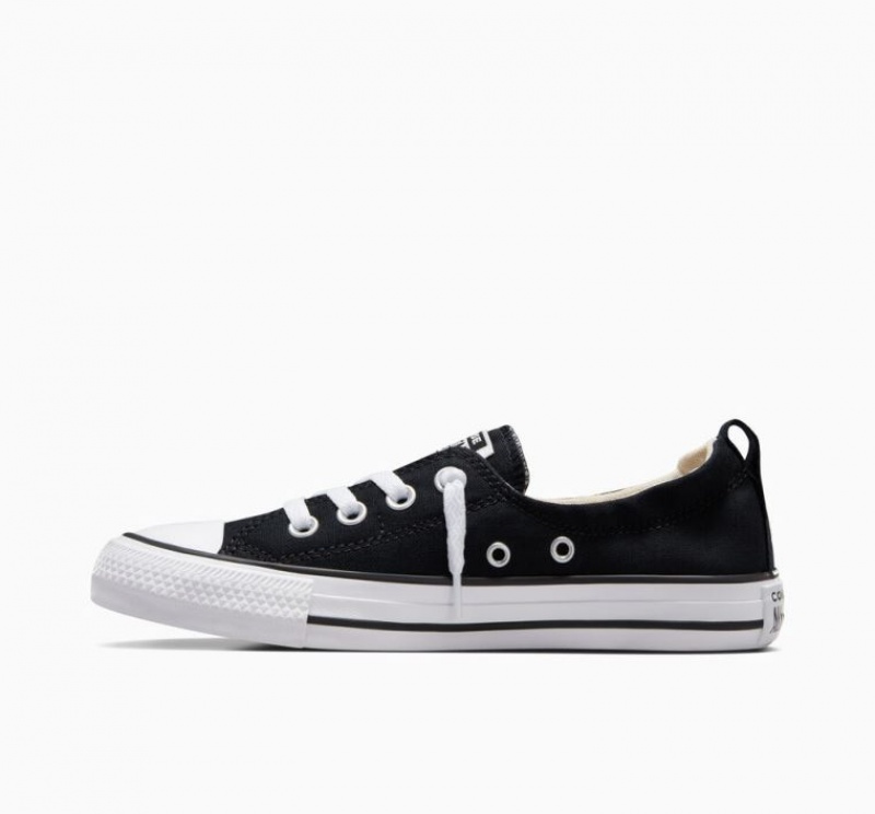 Black Converse Chuck Taylor All Star Shoreline Slip Women's Low Tops | NZ MRNAL1087