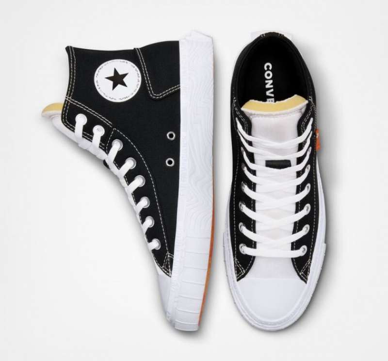 Black Converse Chuck Taylor Alt Star Canvas Men's High Tops | NZ XZAGH1520