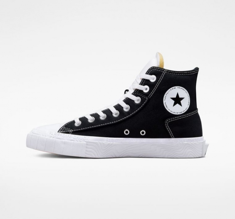 Black Converse Chuck Taylor Alt Star Canvas Men's High Tops | NZ XZAGH1520