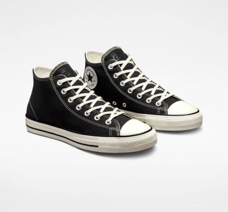 Black Converse Cons Chuck Taylor All Star Pro Women's Skate Shoes | NZ QMZFV3967