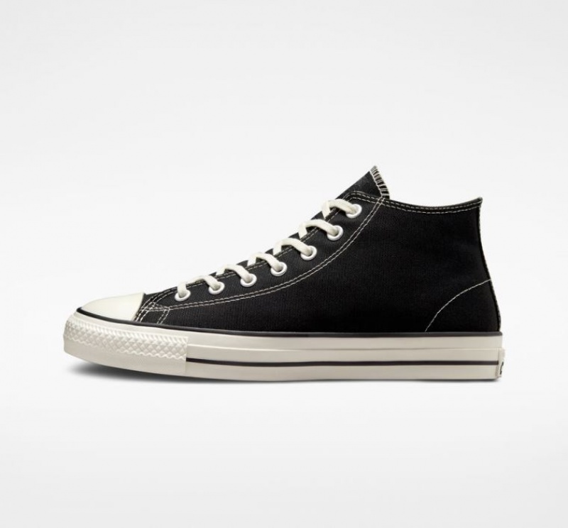 Black Converse Cons Chuck Taylor All Star Pro Women's Skate Shoes | NZ QMZFV3967