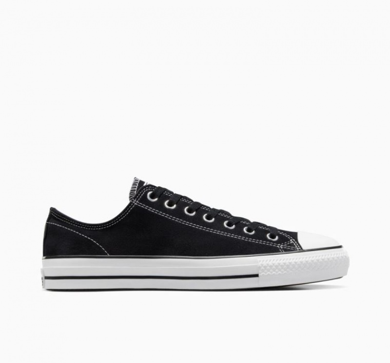 Black Converse Cons Chuck Taylor All Star Pro Suede Women\'s Skate Shoes | NZ JNHOR5240