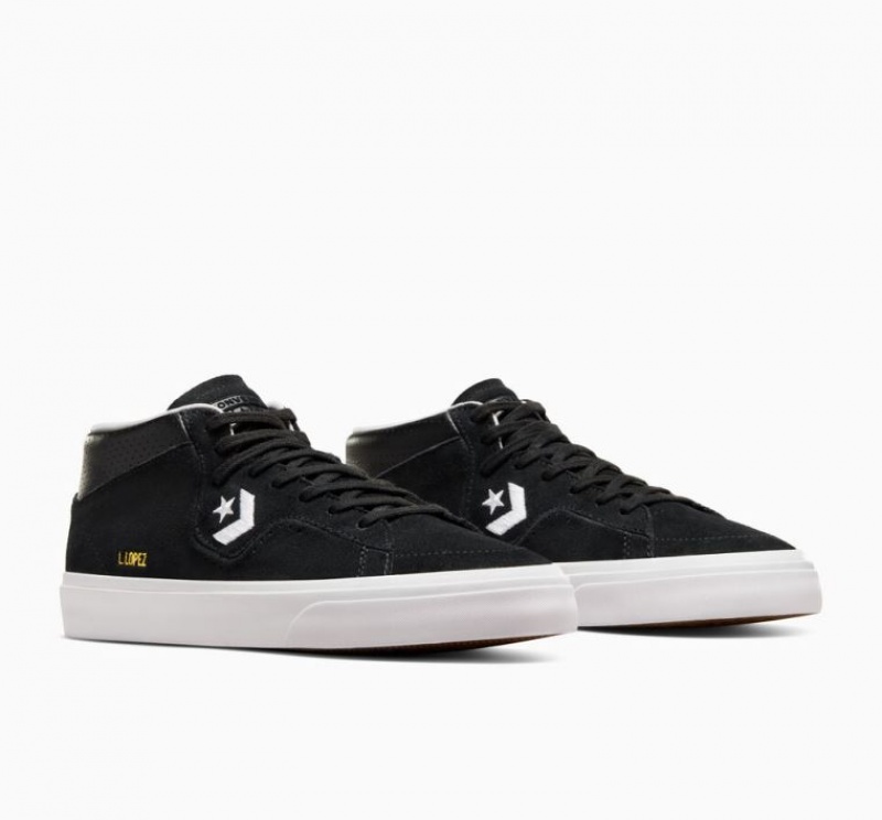 Black Converse Cons Louie Lopez Pro Women's Skate Shoes | NZ BMOGT7269