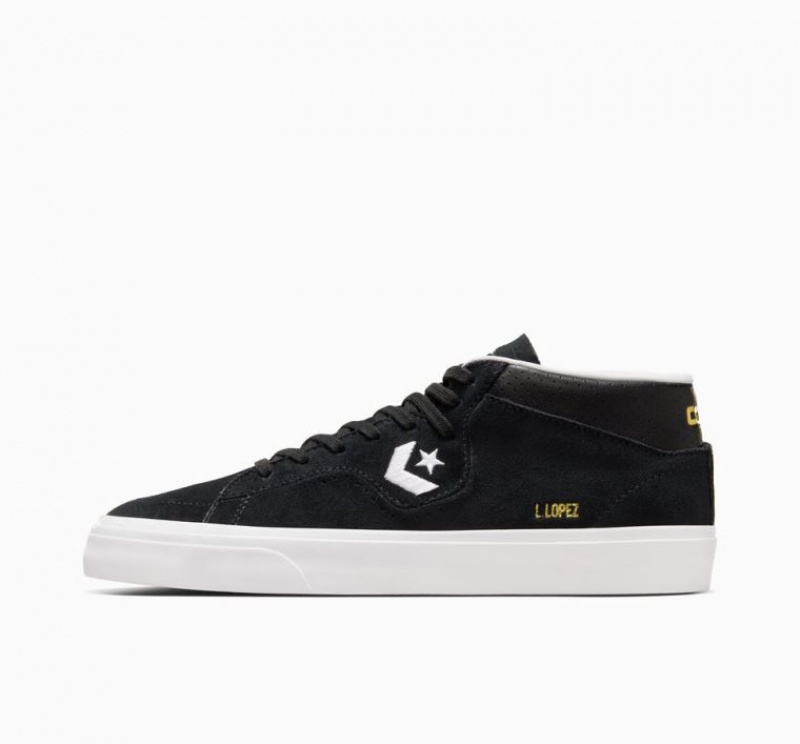 Black Converse Cons Louie Lopez Pro Women's Skate Shoes | NZ BMOGT7269