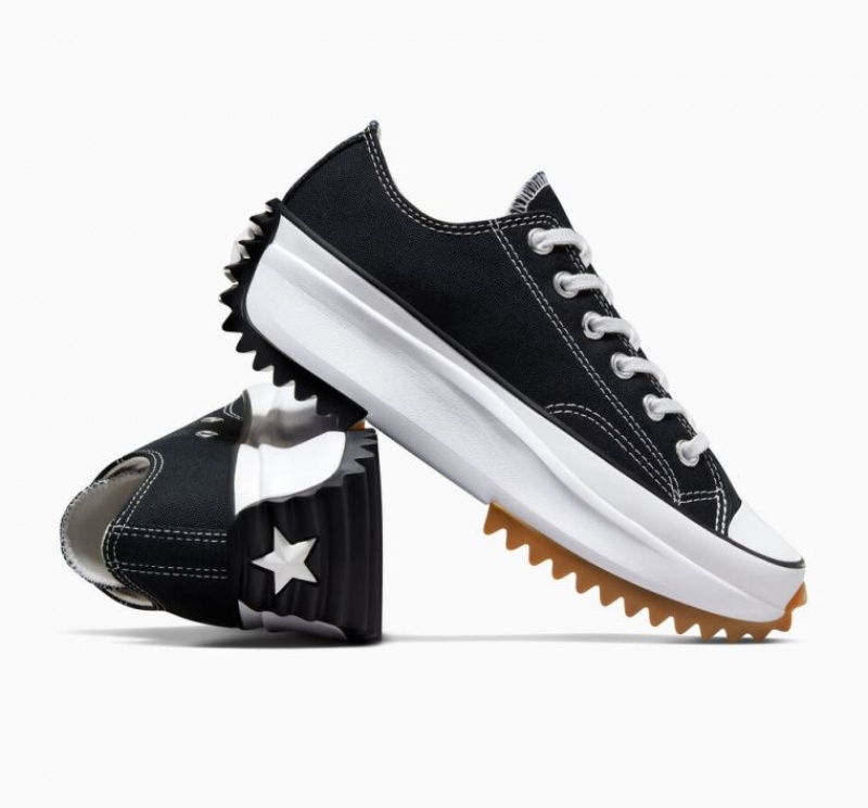 Black Converse Run Star Hike Women's Platform Sneakers | NZ OCZIW4085