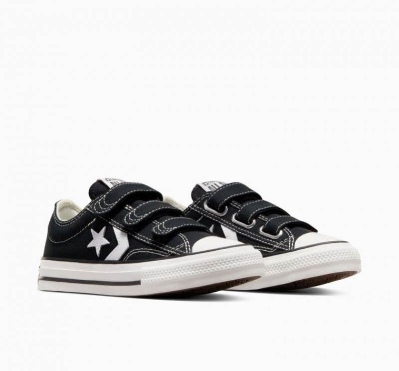 Black Converse Star Player 76 Easy-on Kids' Low Tops | NZ SBLCR2410