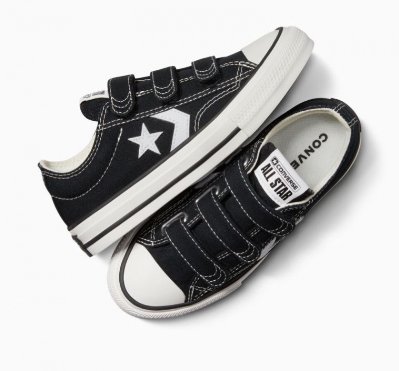 Black Converse Star Player 76 Easy-on Kids' Low Tops | NZ SBLCR2410