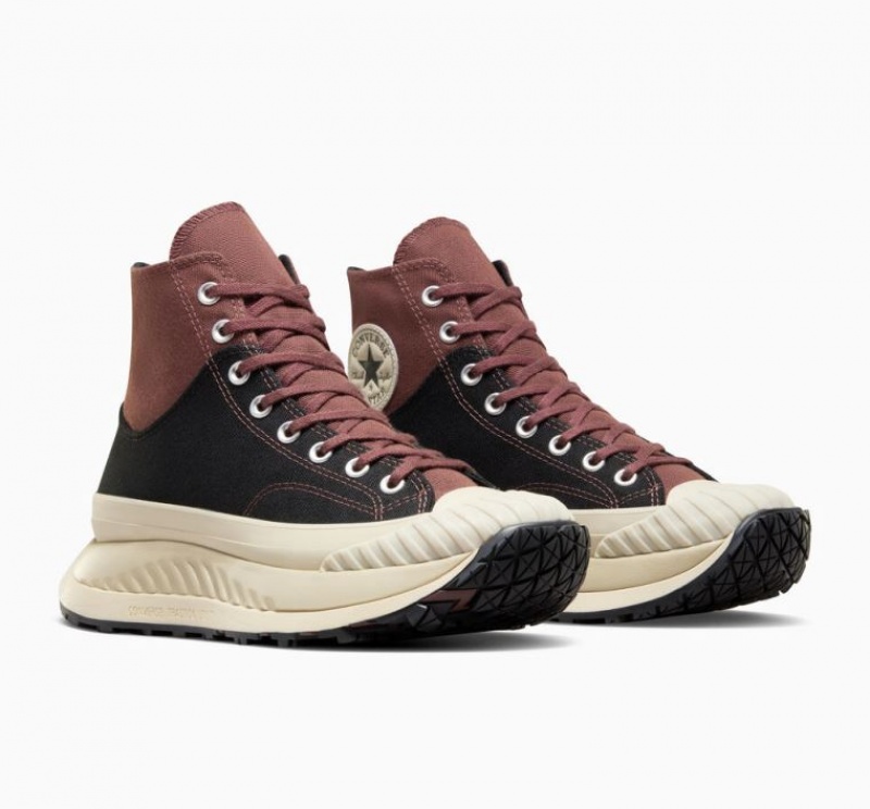 Black / Brown Converse Chuck 70 At-cx Men's High Tops | NZ ZJTXE7893