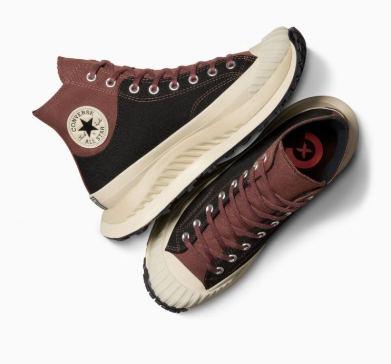 Black / Brown Converse Chuck 70 At-cx Men's High Tops | NZ ZJTXE7893