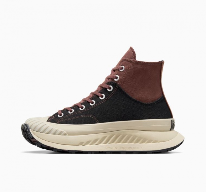 Black / Brown Converse Chuck 70 At-cx Men's High Tops | NZ ZJTXE7893