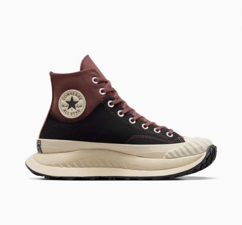 Black / Brown Converse Chuck 70 At-cx Men\'s High Tops | NZ ZJTXE7893