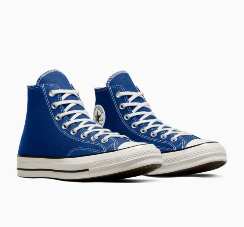 Blue Converse Chuck 70 Canvas Men's High Tops | NZ ZBMSX8219