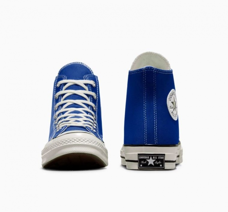 Blue Converse Chuck 70 Canvas Men's High Tops | NZ ZBMSX8219