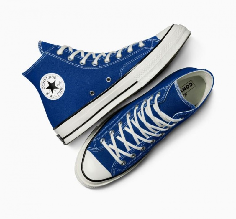 Blue Converse Chuck 70 Canvas Men's High Tops | NZ ZBMSX8219