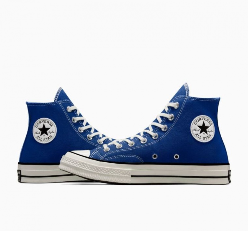 Blue Converse Chuck 70 Canvas Men's High Tops | NZ ZBMSX8219