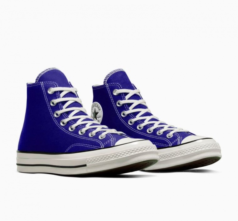 Blue Converse Chuck 70 Canvas Men's High Tops | NZ IYQZO5796