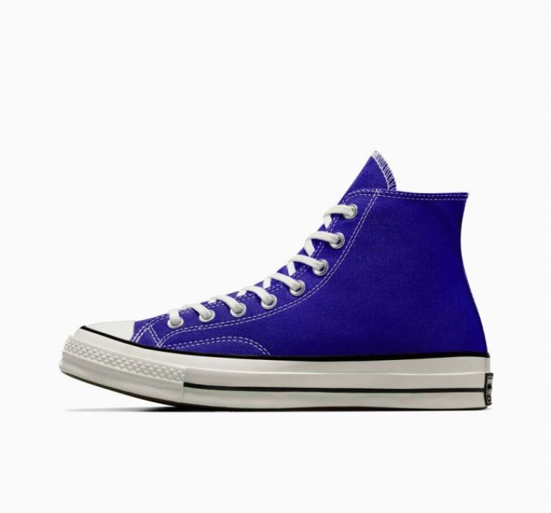 Blue Converse Chuck 70 Canvas Men's High Tops | NZ IYQZO5796