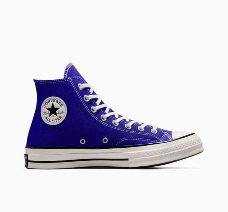 Blue Converse Chuck 70 Canvas Men\'s High Tops | NZ IYQZO5796