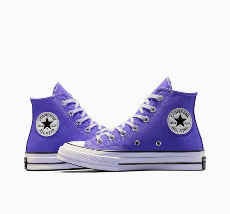 Blue Converse Chuck 70 Canvas Men's High Tops | NZ KLNMO6201