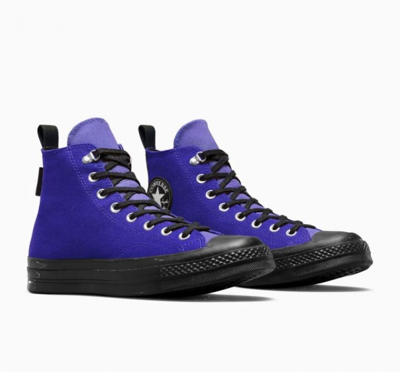 Blue Converse Chuck 70 Gore-tex Men's High Tops | NZ YFEDW3571