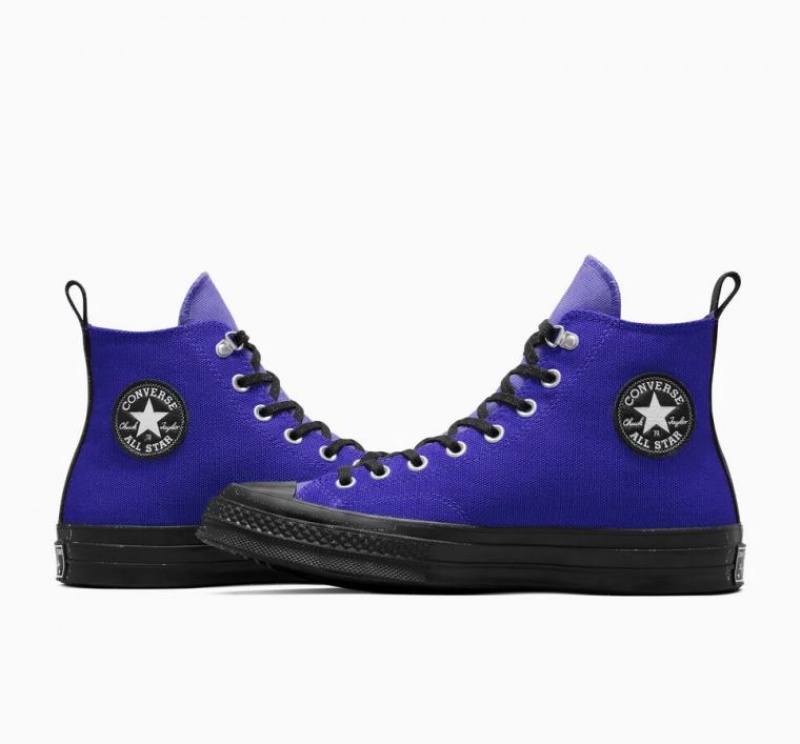 Blue Converse Chuck 70 Gore-tex Men's High Tops | NZ YFEDW3571