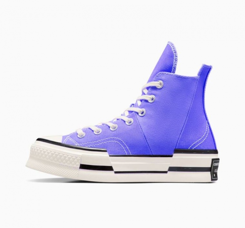 Blue Converse Chuck 70 Plus Women's High Tops | NZ OERYF1634