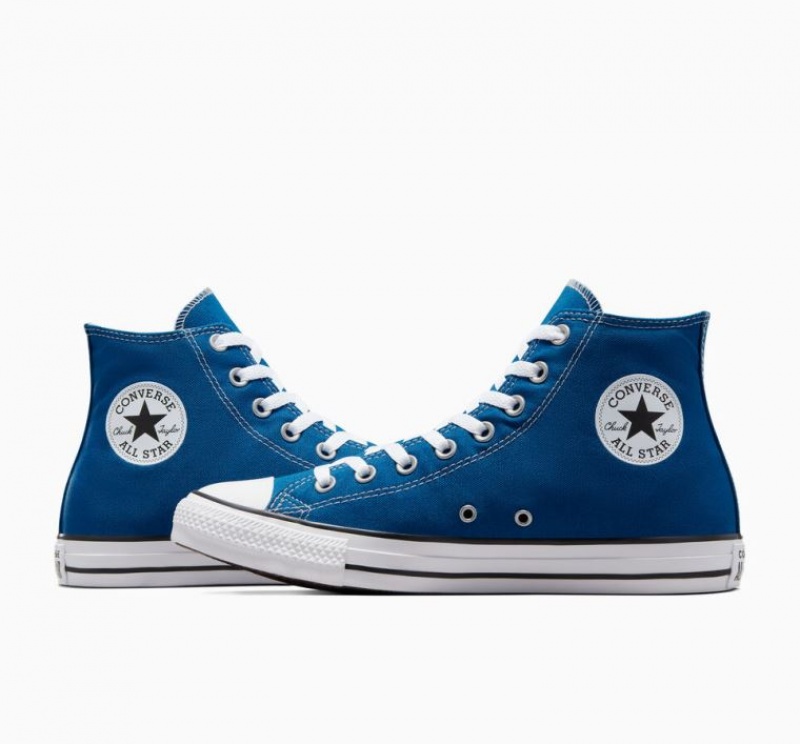 Blue Converse Chuck Taylor All Star Men's High Tops | NZ MBQSN3802