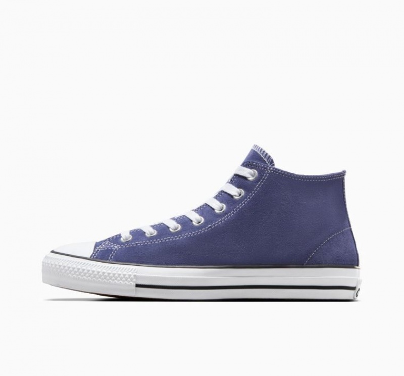 Blue Converse Chuck Taylor All Star Pro Suede Women's Skate Shoes | NZ DRJAP7105