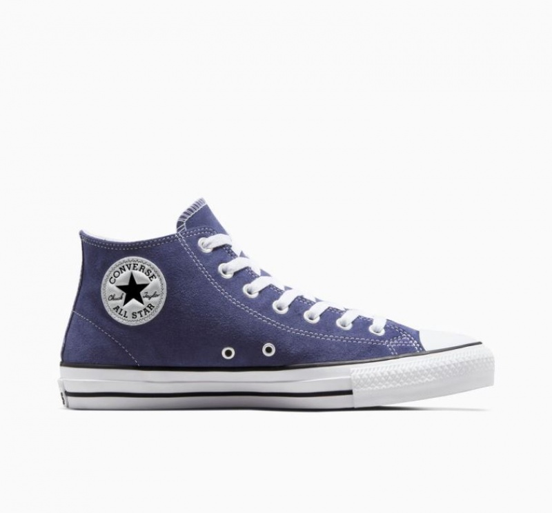 Blue Converse Chuck Taylor All Star Pro Suede Women\'s Skate Shoes | NZ DRJAP7105