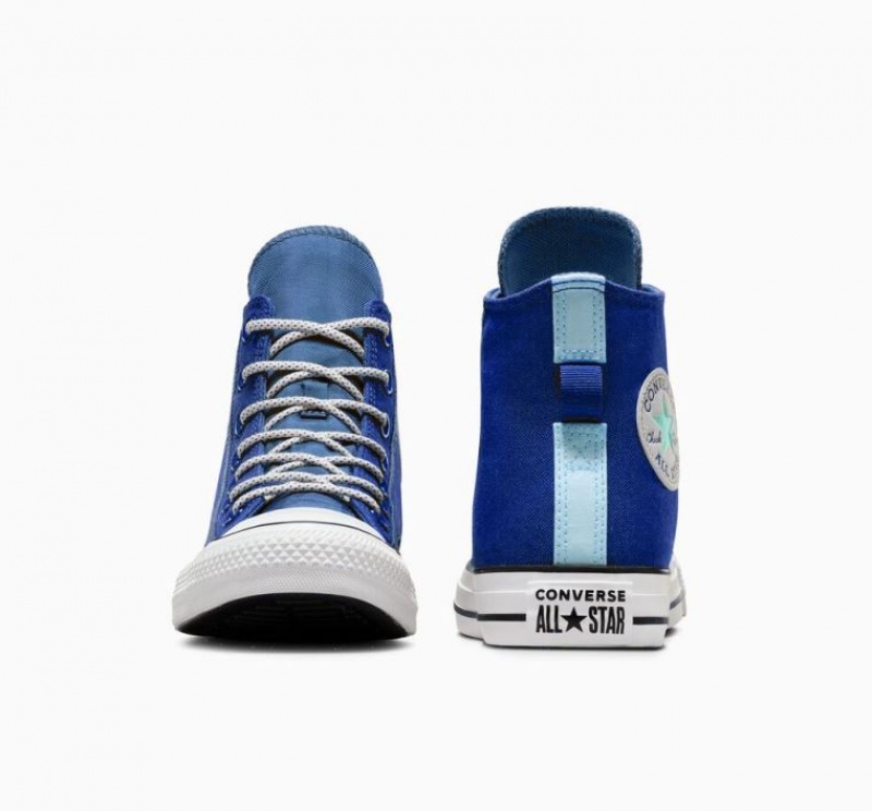 Blue Converse Chuck Taylor All Star Utility Twist Women's High Tops | NZ EXNAQ7810