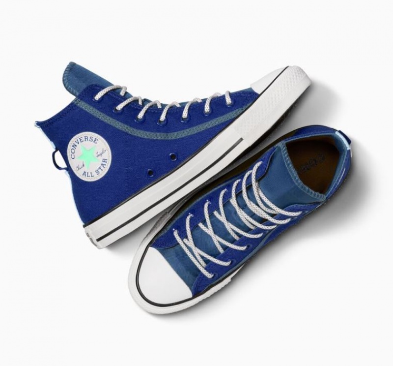 Blue Converse Chuck Taylor All Star Utility Twist Women's High Tops | NZ EXNAQ7810