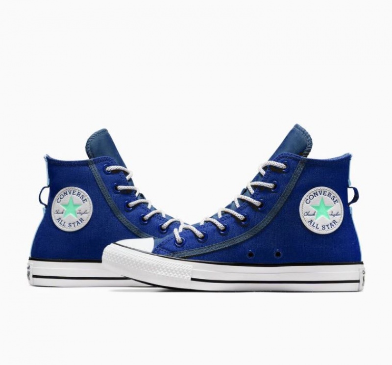 Blue Converse Chuck Taylor All Star Utility Twist Women's High Tops | NZ EXNAQ7810